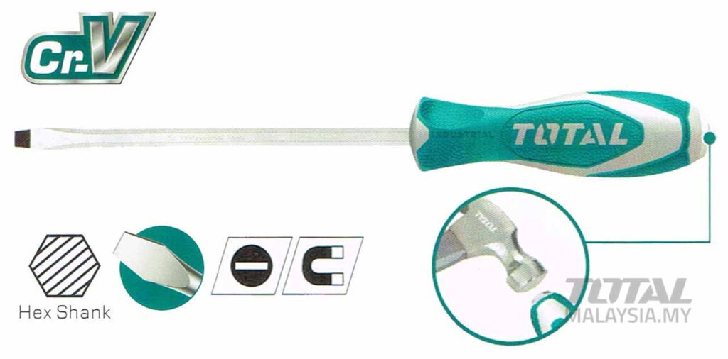 Slotted GoThrough Screwdriver Total Tools Qatar