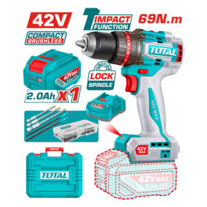 Compact Brushless Cordless Impact Drill 42V