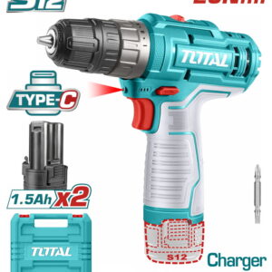 Lithium-Ion cordless drill 12V / 1.5Ah / 20Nm