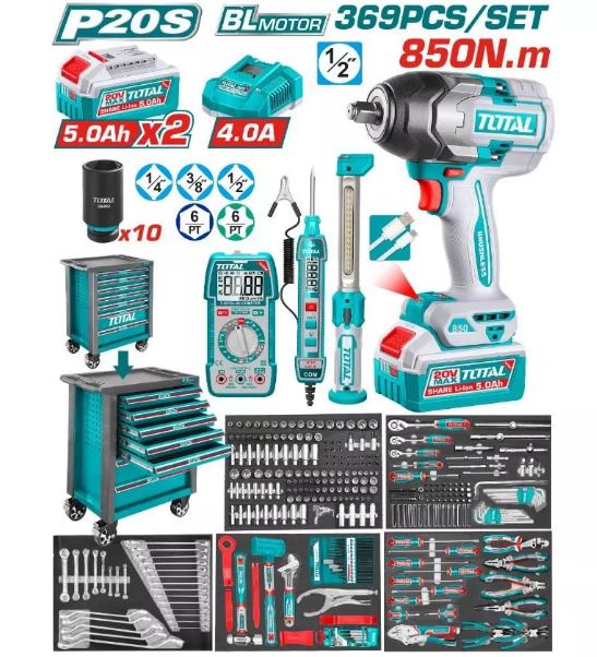 369Pcs tool chest set